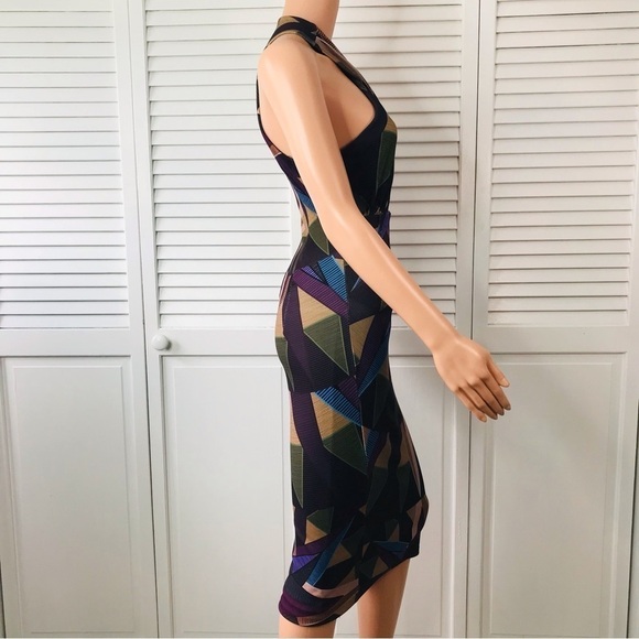 MARA HOFFMAN Olive Compass Cross Front Dress Size XS - Picture 6 of 9